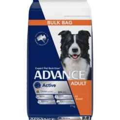 Pet Supplies Shop 36 Advance Chicken And Rice Active Adult Dry Dog Food 17kg