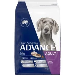 Advance Turkey And Rice Adult Large Breed Dry Dog Food 15kg