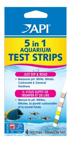API 5 In 1 Freshwater And Saltwater Aquarium Test Strips