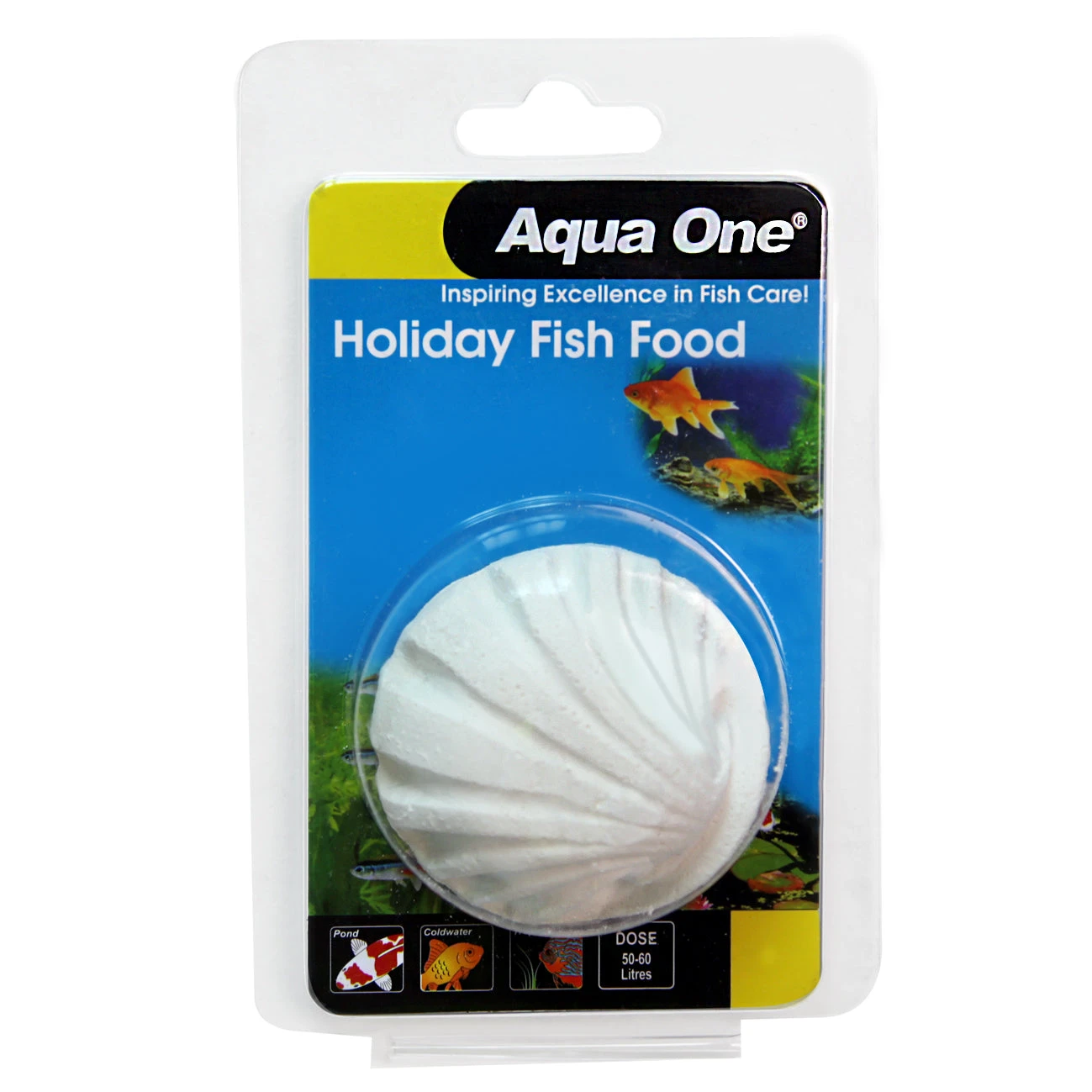 Aqua One Block Holiday Fish Food 40g 3 Aqua One Block Holiday Fish Food 40g