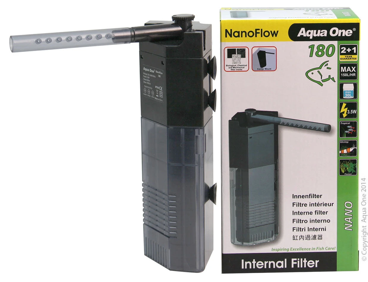 Aqua One NanoFlow 180 Internal Filter 3 Aqua One NanoFlow 180 Internal Filter
