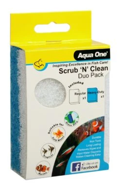 Aqua One Scrub N Clean Algae Pad Duo Pack