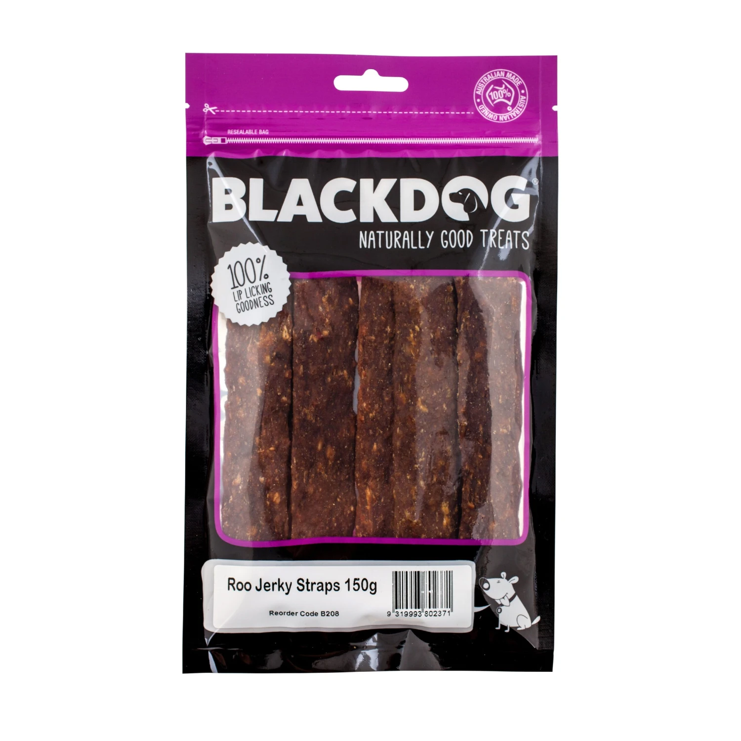Blackdog Roo Jerky Straps Dog Treat 3 Blackdog Roo Jerky Straps Dog Treat