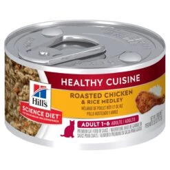 Hill's Science Diet Adult Healthy Cuisine Chicken & Rice Medley Canned Cat Food 79g X 24