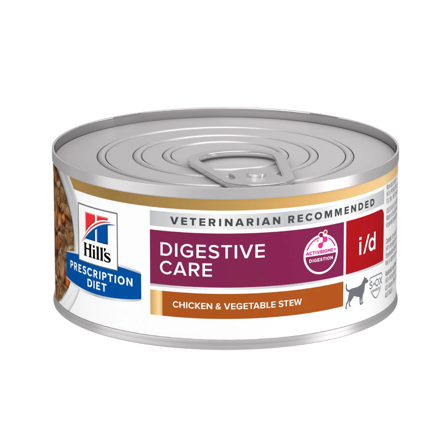 Hill's Prescription Diet I/d Digestive Care Chicken & Vegetable Stew Canned Dog Food 156g X 24 3 Hill's Prescription Diet I/d Digestive Care Chicken & Vegetable Stew Canned Dog Food 156g X 24