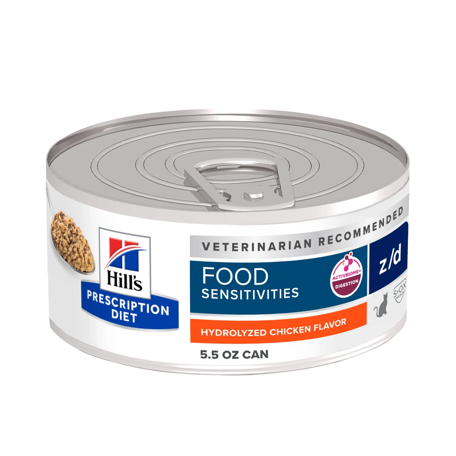 Hill's Prescription Diet Z/d Skin/Food Sensitivities Canned Cat Food 156g X 24 3 Hill's Prescription Diet Z/d Skin/Food Sensitivities Canned Cat Food 156g X 24