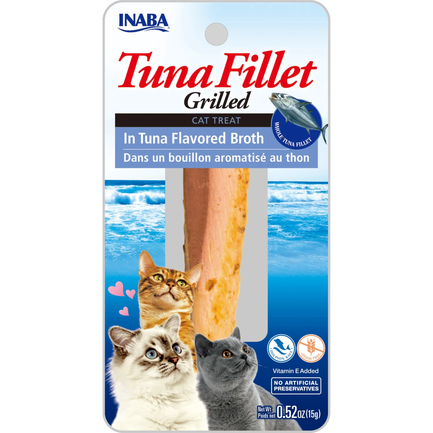 Inaba Cat Treat Grilled Tuna Fillet In Tuna Broth 15g 3 Inaba Cat Treat Grilled Tuna Fillet In Tuna Broth 15g
