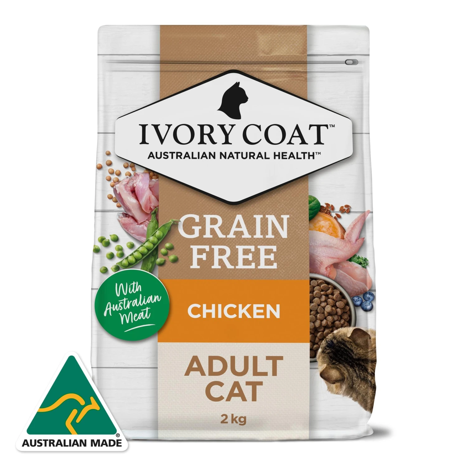 Ivory Coat Adult Grain Free Chicken Cat Dry Food 4kg 16 Ivory Coat Adult Grain Free Chicken Cat Dry Food 4kg - Image 14