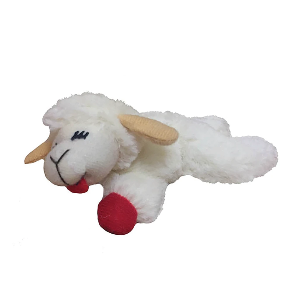Multipet Lamb Chop Cat Toy 3 Multipet Lamb Chop Cat Toy