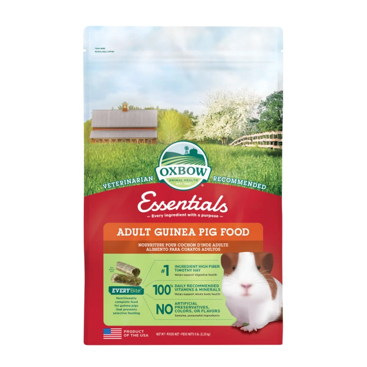 Oxbow Essentials Adult Guinea Pig Food 2.25kg 3 Oxbow Essentials Adult Guinea Pig Food 2.25kg