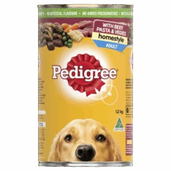 Pedigree Dog Adult Wet Food Home Style Beef Pasta & Veg 1.2kg X 12