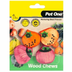 Pet One Wood Chews For Small Animals Small 4pk