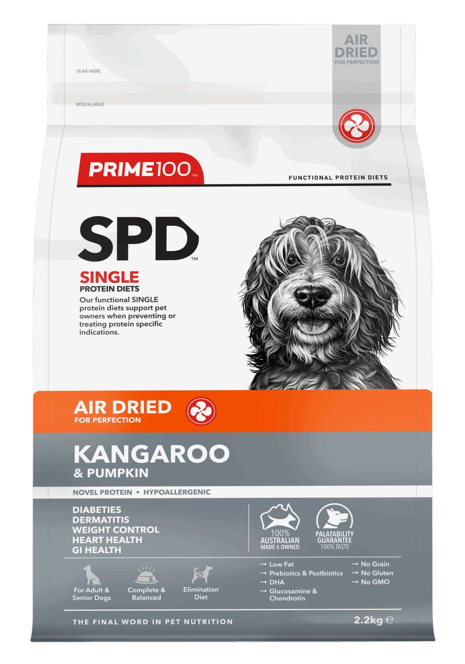 Prime100 Air Dried Dog Food Kangaroo & Pumpkin 11 Prime100 Air Dried Dog Food Kangaroo & Pumpkin - Image 9