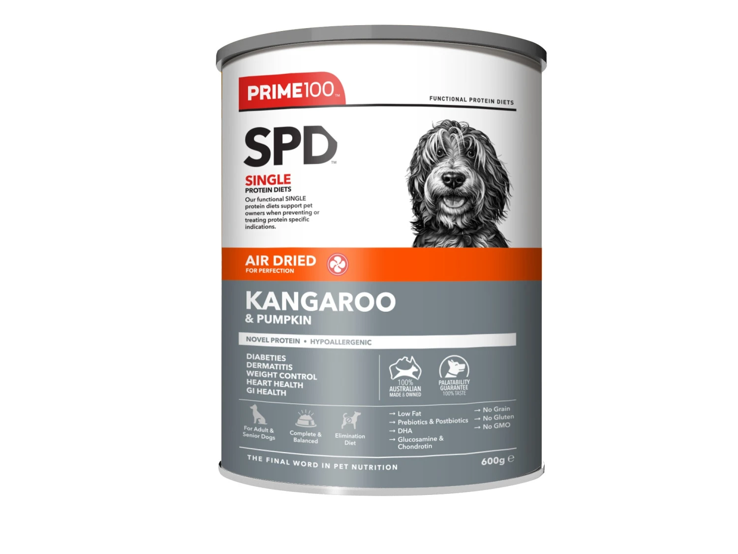 Prime100 Air Dried Dog Food Kangaroo & Pumpkin 3 Prime100 Air Dried Dog Food Kangaroo & Pumpkin