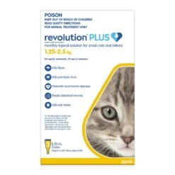 Revolution Plus Small Cats And Kittens 1.25-2.5kg 3 Pack