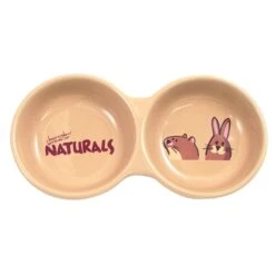 Rosewood Rabbit And Guinea Pig Print Ceramic Bowl