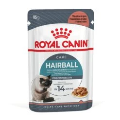 Royal Canin Hairball Care With Gravy Adult Wet Cat Food Pouches 85g X 12