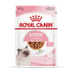 Royal Canin Kitten Instinctive With Gravy Wet Cat Food Pouches 85g X 12