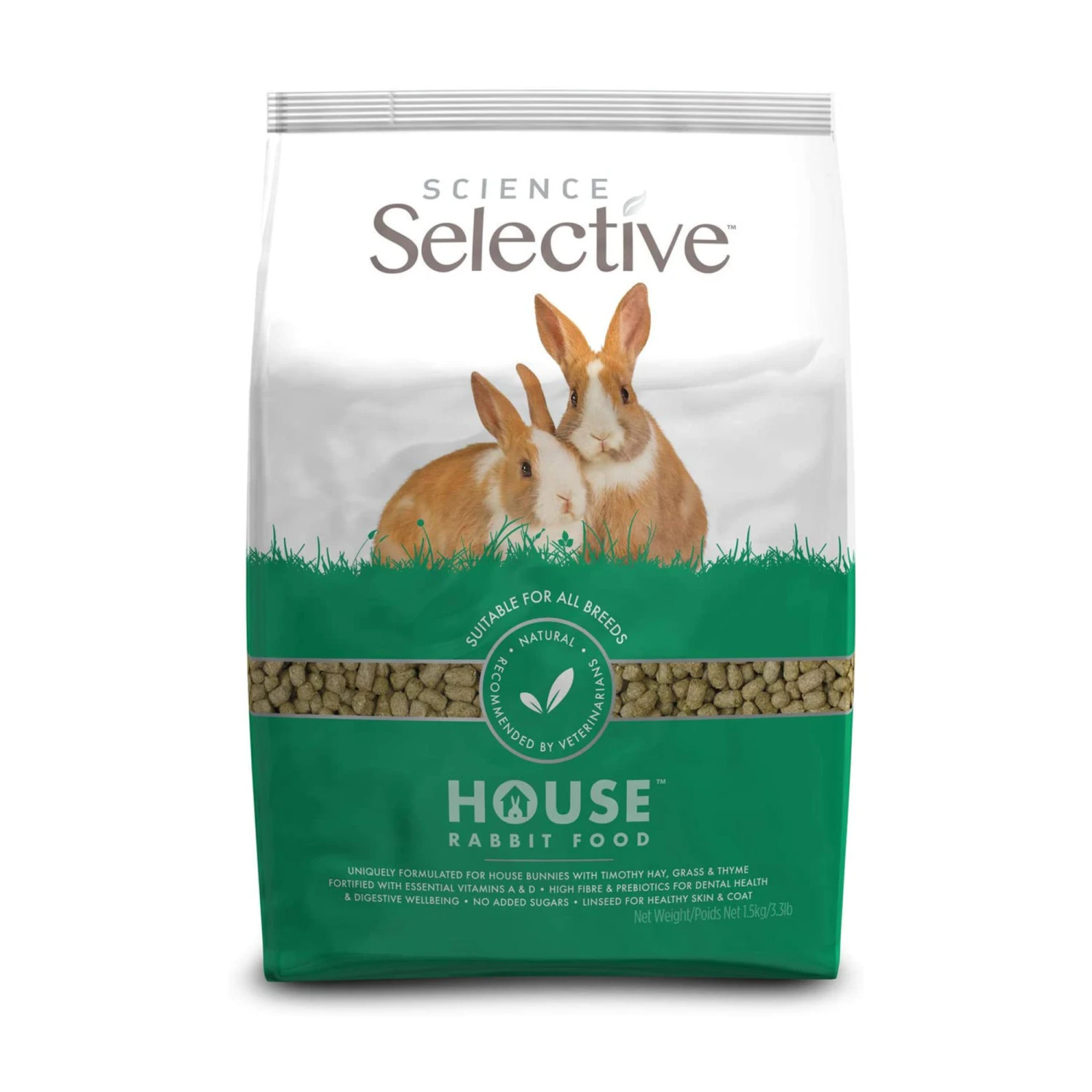 Science Selective House Rabbit Food 1.5kg 3 Science Selective House Rabbit Food 1.5kg