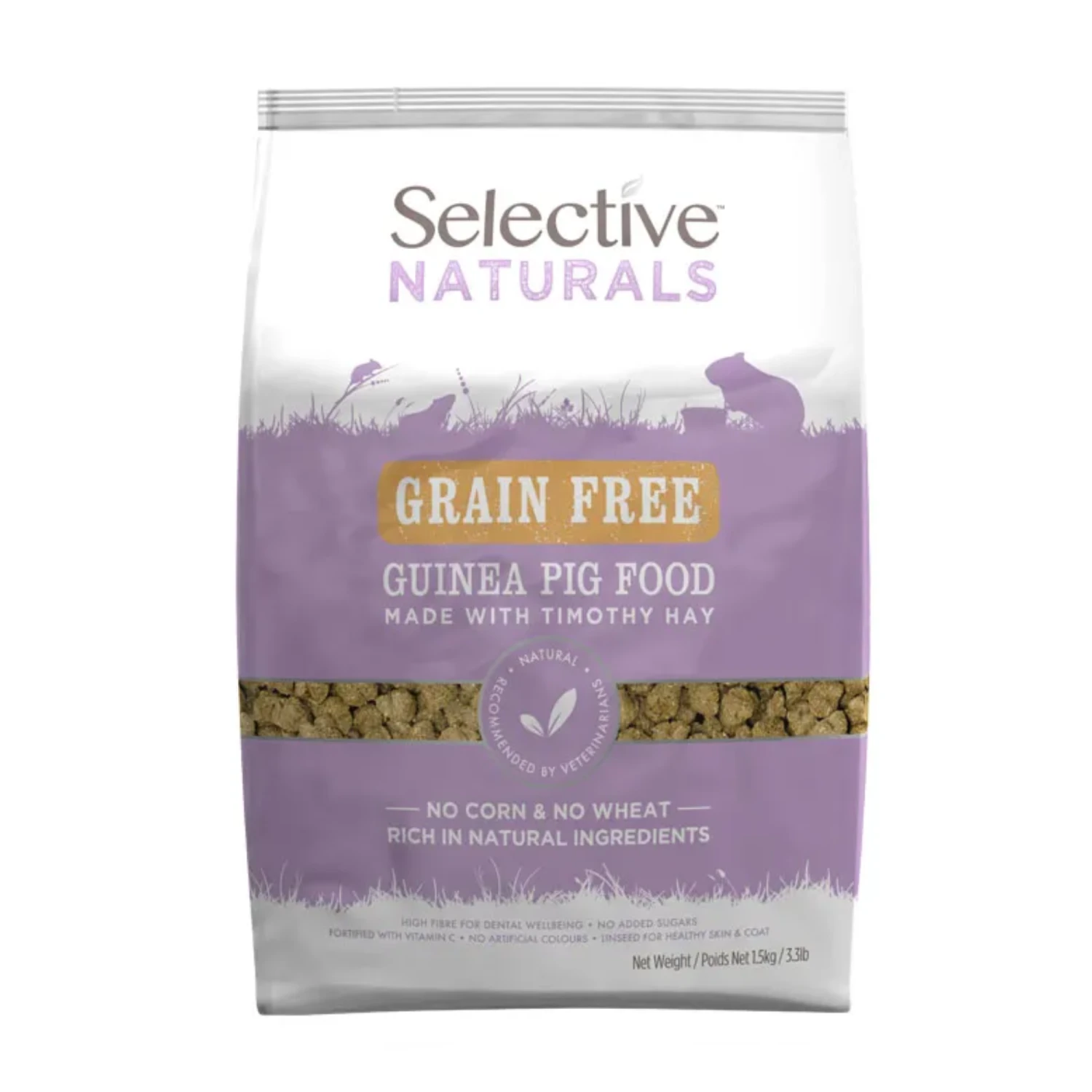 Science Selective Naturals Grain Free Guinea Pig Food 1.5kg 3 Science Selective Naturals Grain Free Guinea Pig Food 1.5kg