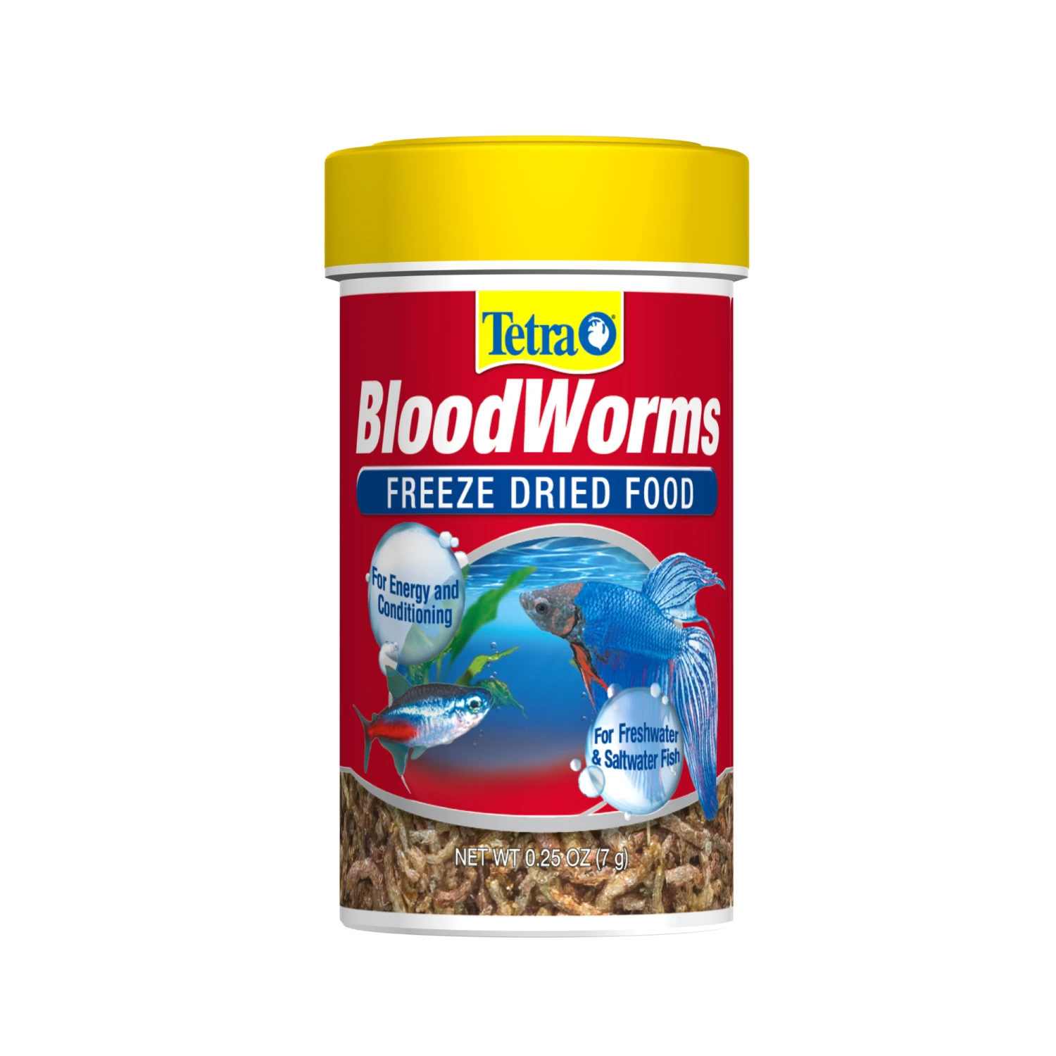 Tetra Bloodworms Freeze Dried Food 7g 3 Tetra Bloodworms Freeze Dried Food 7g