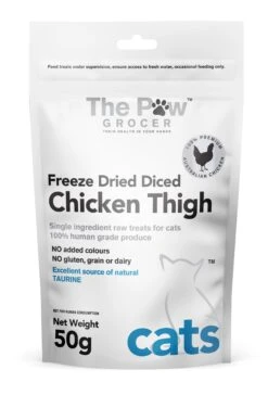 The Paw Grocer Freeze Dried Cat Treats Chicken Chunks 50g
