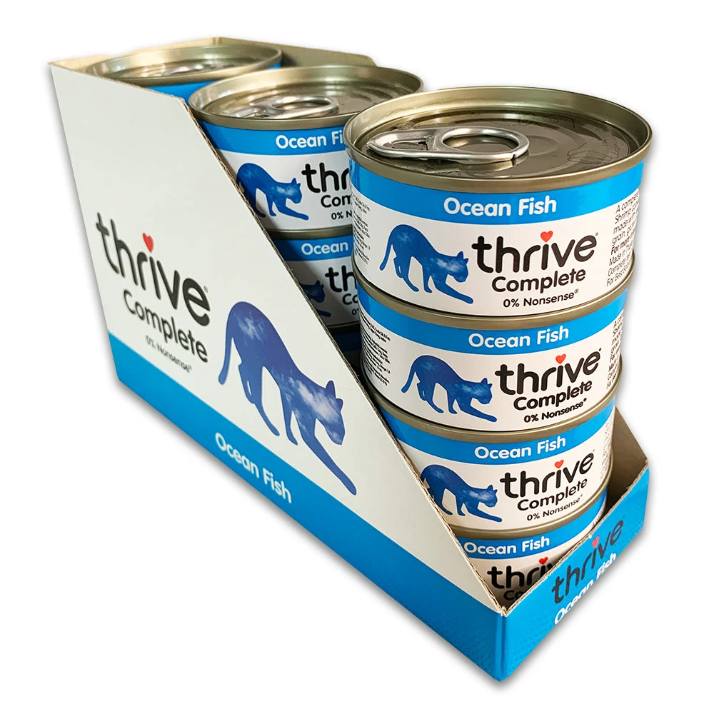 Thrive Cat Wet Food Ocean Fish 75g X 12 3 Thrive Cat Wet Food Ocean Fish 75g X 12