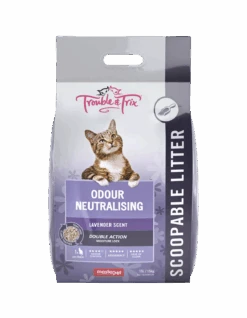 Trouble And Trix Odour Neutralising Lavender Clumping Cat Litter 15L