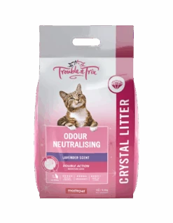Trouble And Trix Odour Neutralising Lavender Crystal Cat Litter 15L