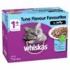 Whiskas Favourites Cat Adult 1+yrs Tuna Chunks In Jelly 85g X 12