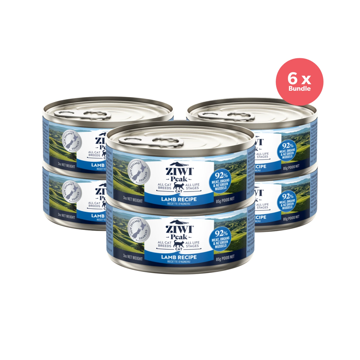 Ziwi Peak Cat Can Food Lamb 85g X 6 3 Ziwi Peak Cat Can Food Lamb 85g X 6