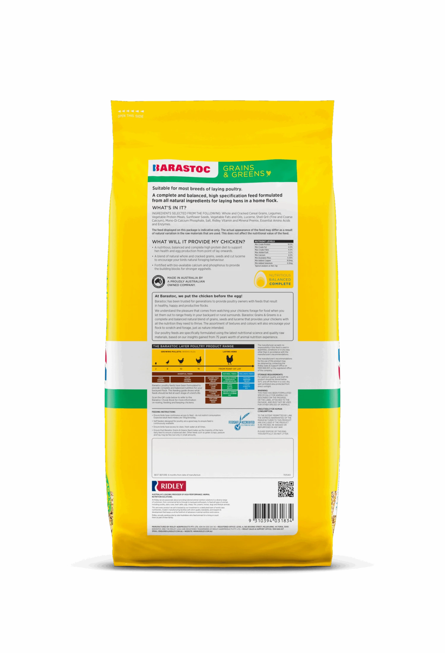 Barastoc Grains And Greens 20kg 4 Barastoc Grains And Greens 20kg - Image 2