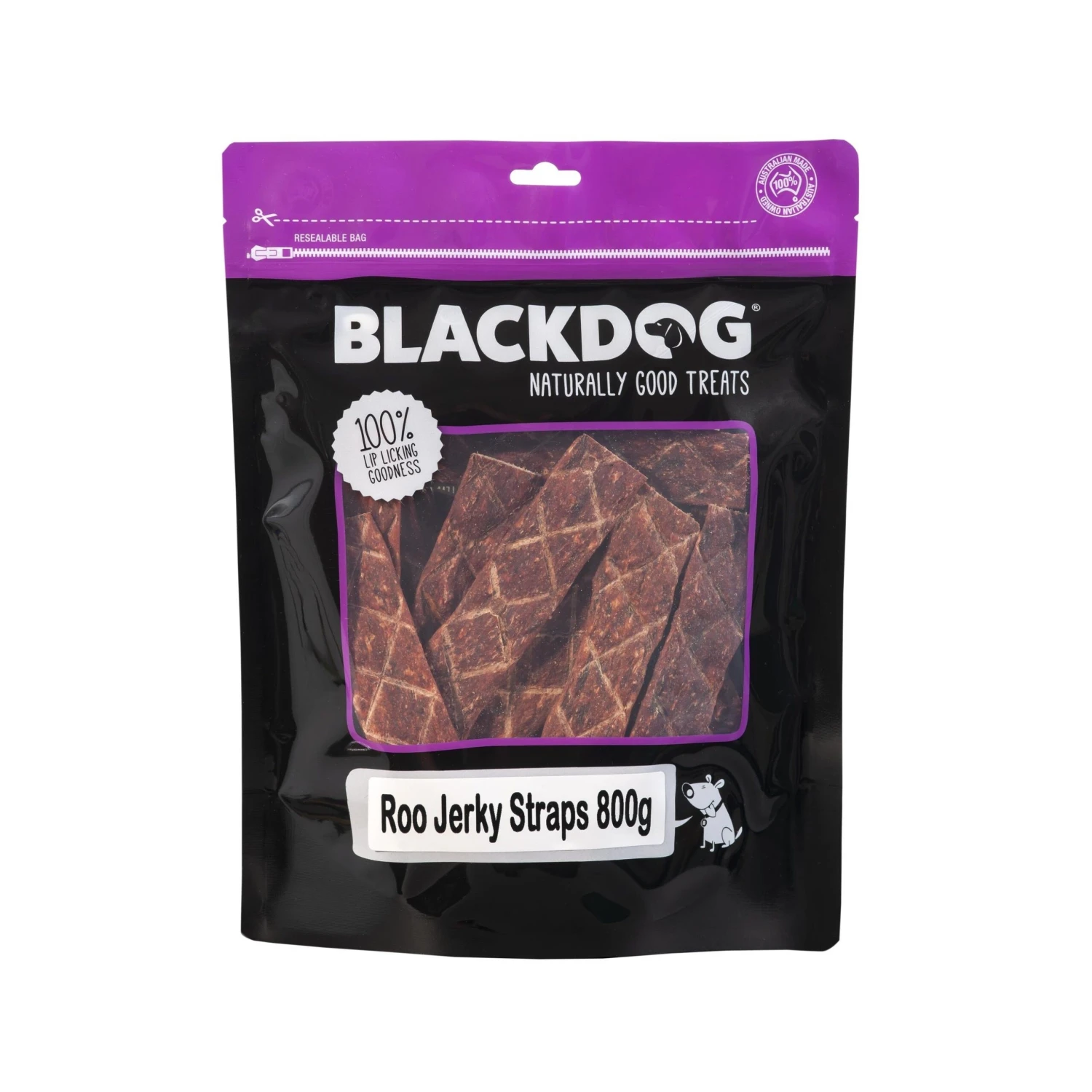 Blackdog Roo Jerky Straps Dog Treat 4 Blackdog Roo Jerky Straps Dog Treat - Image 2