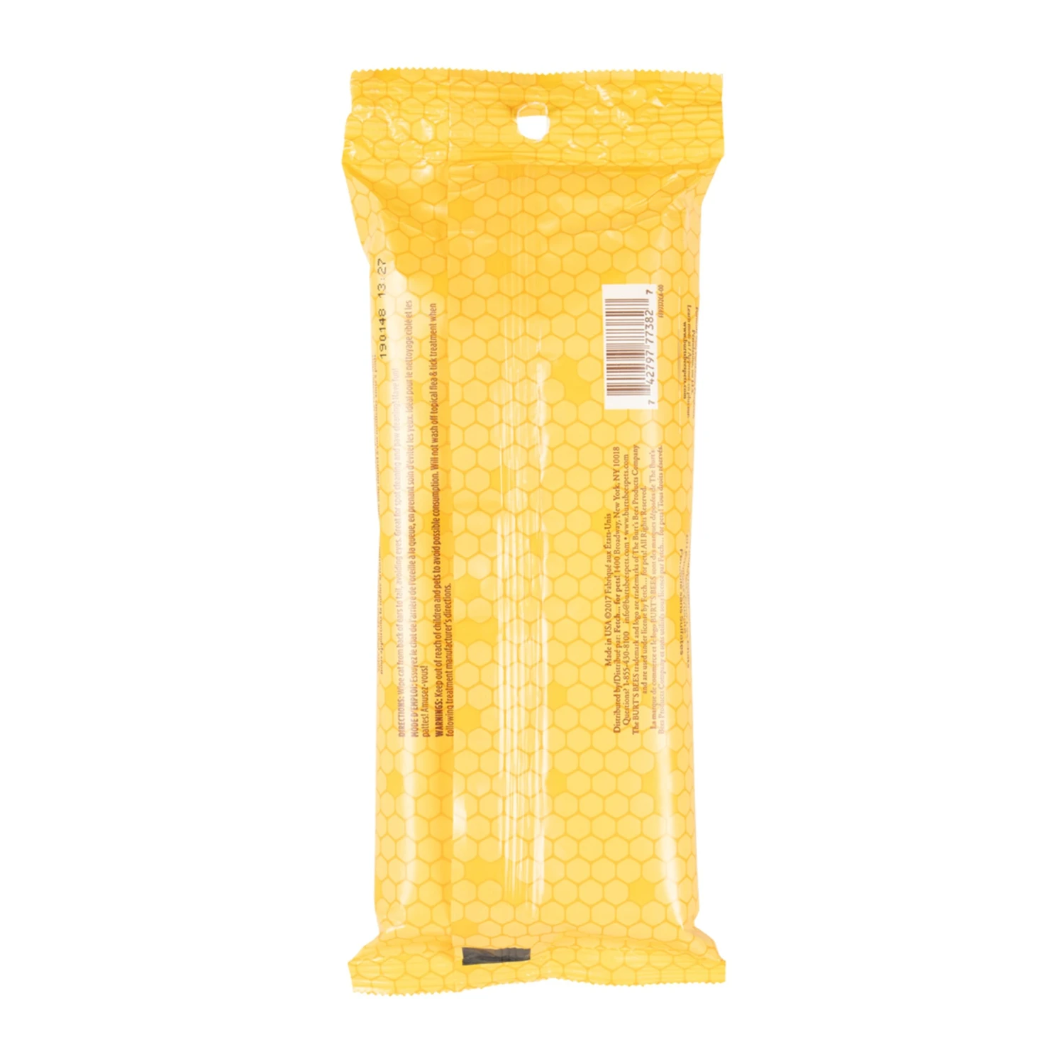 Burt's Bees Dander Cat Wipes 50pk 4 Burt's Bees Dander Cat Wipes 50pk - Image 2