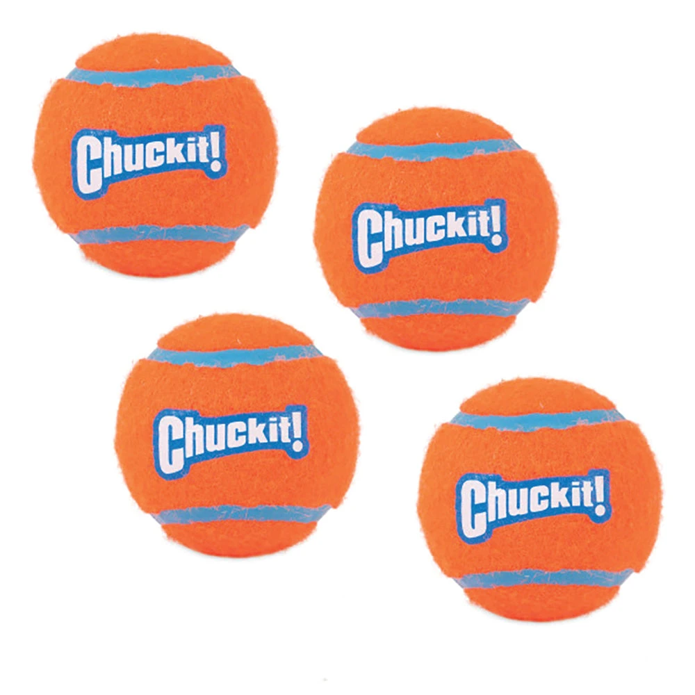 Chuckit! Tennis Ball Dog Toy Medium 4 Pack 4 Chuckit! Tennis Ball Dog Toy Medium 4 Pack - Image 2