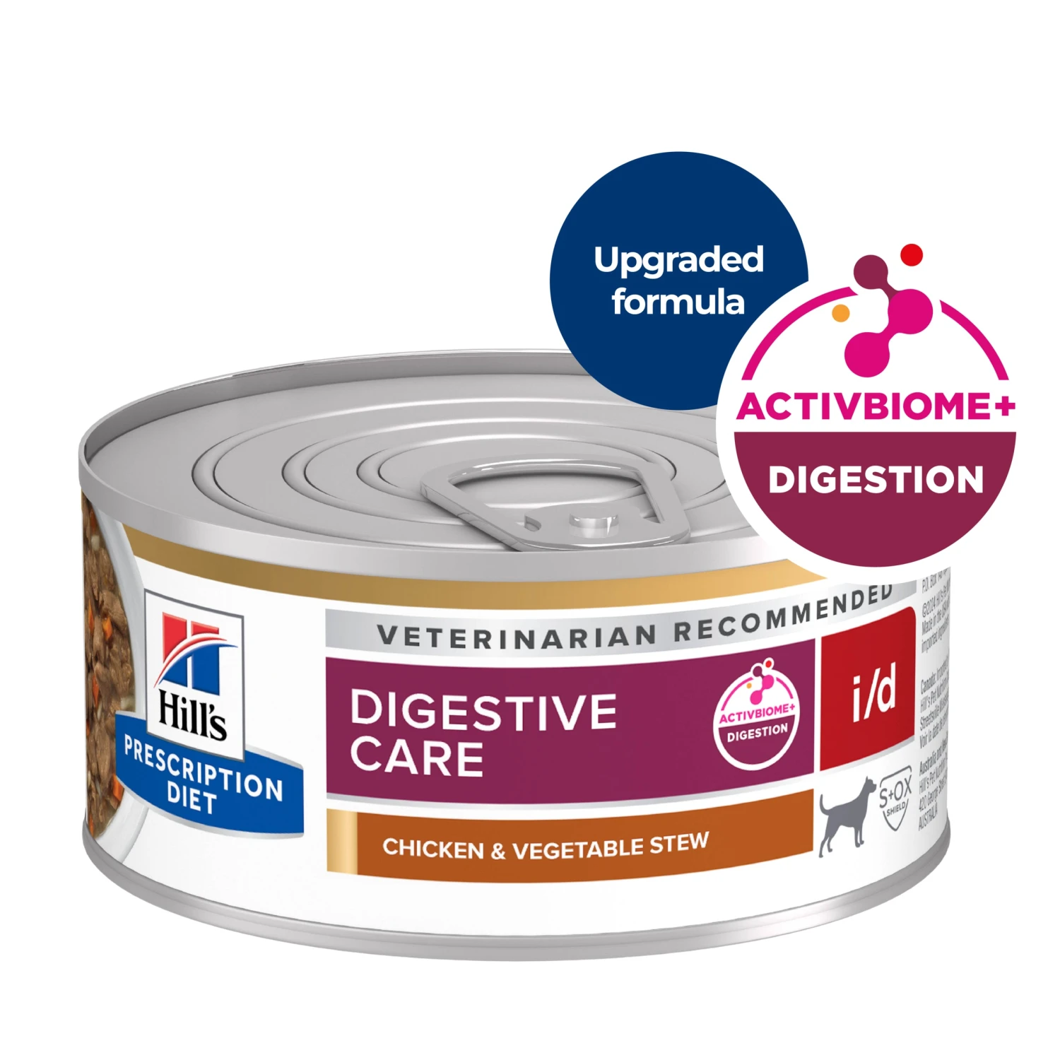 Hill's Prescription Diet I/d Digestive Care Chicken & Vegetable Stew Canned Dog Food 156g X 24 4 Hill's Prescription Diet I/d Digestive Care Chicken & Vegetable Stew Canned Dog Food 156g X 24 - Image 2