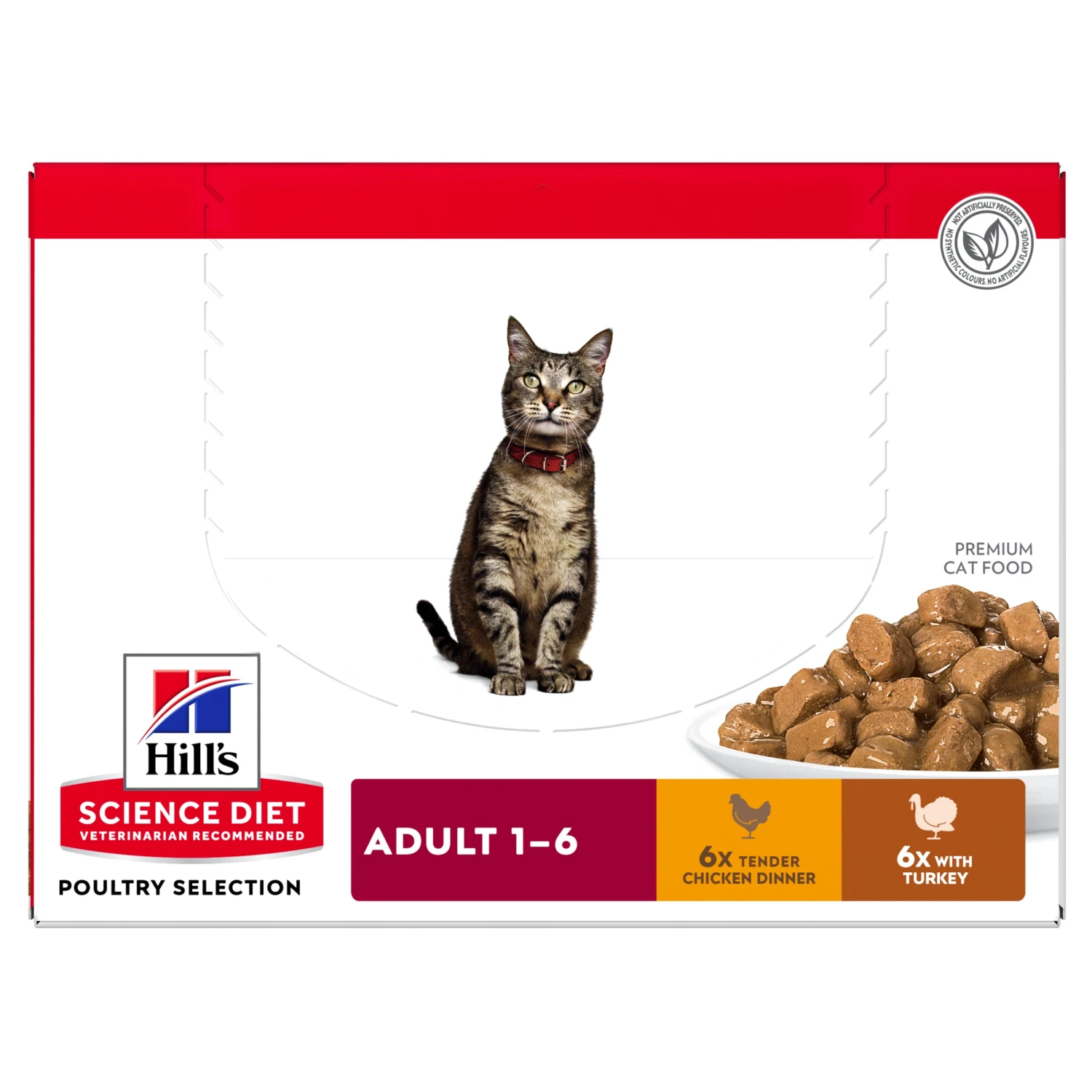 Hill's Science Diet Adult Poultry Selection Variety Pouches Wet Cat Food 12pk 4 Hill's Science Diet Adult Poultry Selection Variety Pouches Wet Cat Food 12pk - Image 2