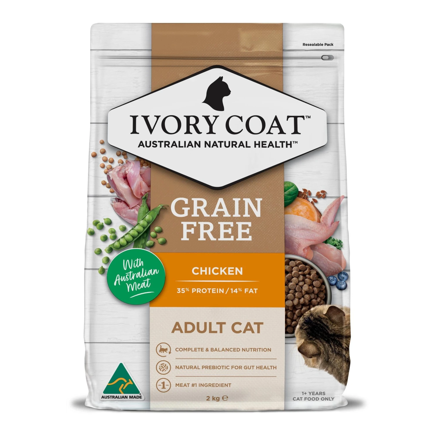 Ivory Coat Adult Grain Free Chicken Cat Dry Food 4kg 17 Ivory Coat Adult Grain Free Chicken Cat Dry Food 4kg - Image 15