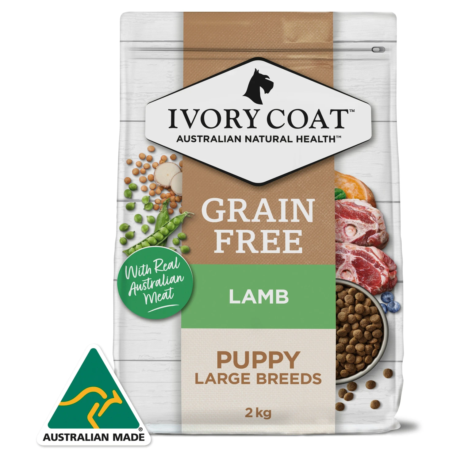 Ivory Coat Puppy Grain Free Large Breed Lamb Dry Dog Food 4 Ivory Coat Puppy Grain Free Large Breed Lamb Dry Dog Food - Image 2