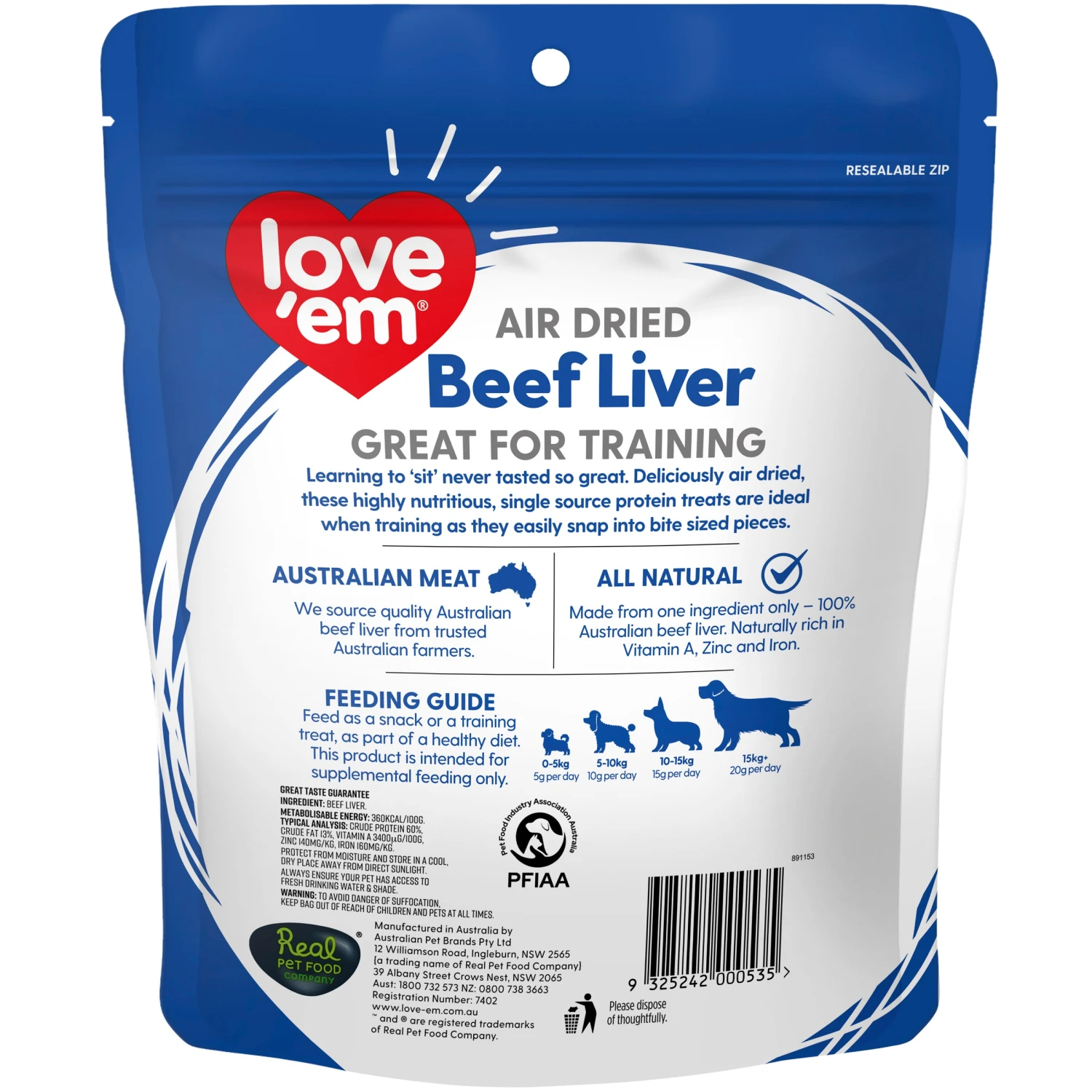 Love Em Beef Liver Dog Treats 9 Love Em Beef Liver Dog Treats - Image 7