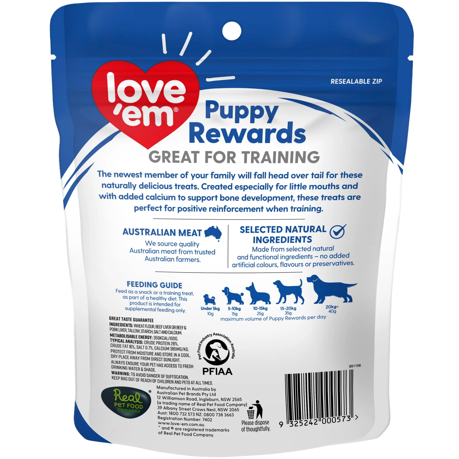 Love Em Puppy Rewards Dog Treats 200g 4 Love Em Puppy Rewards Dog Treats 200g - Image 2