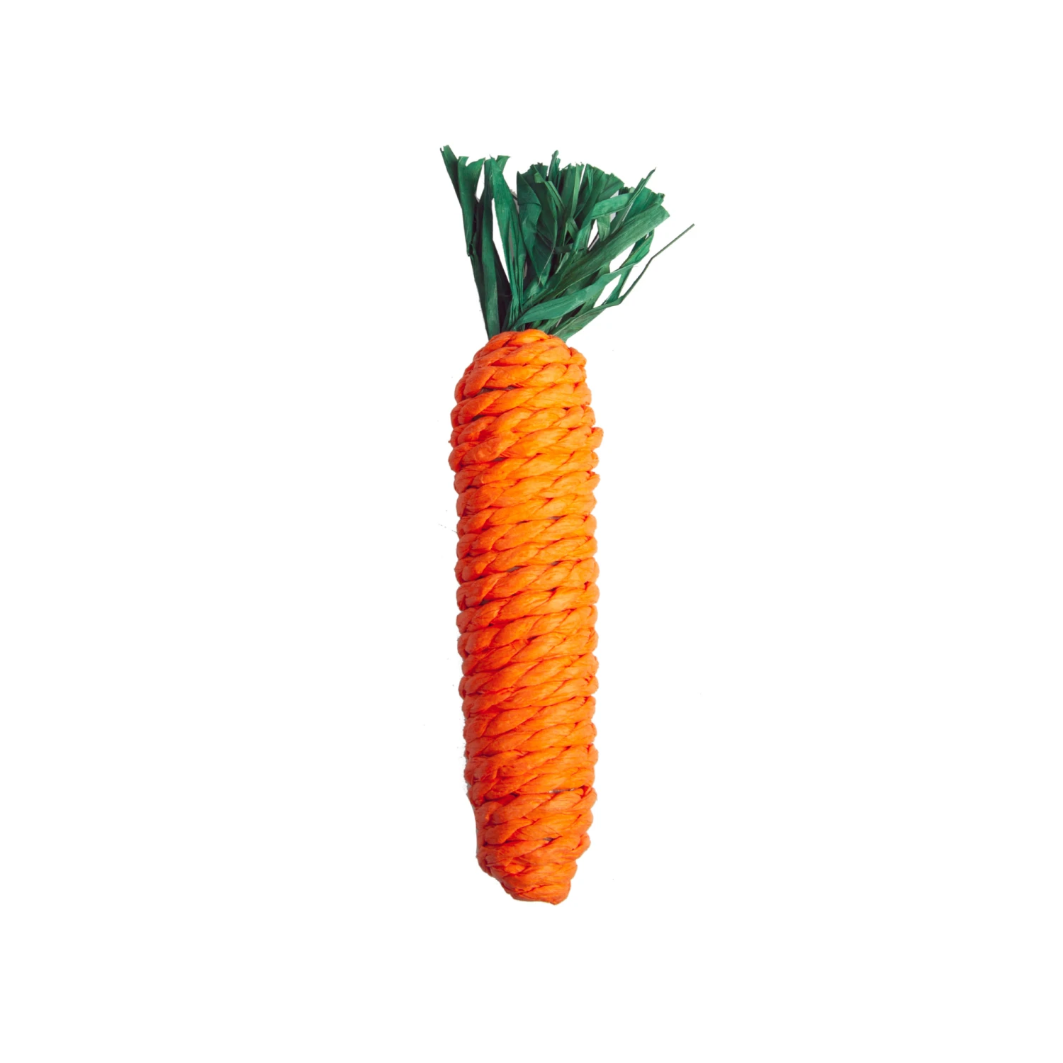 Pet One Small Animal Veggie Rope Chew Carrot Medium 4 Pet One Small Animal Veggie Rope Chew Carrot Medium - Image 2