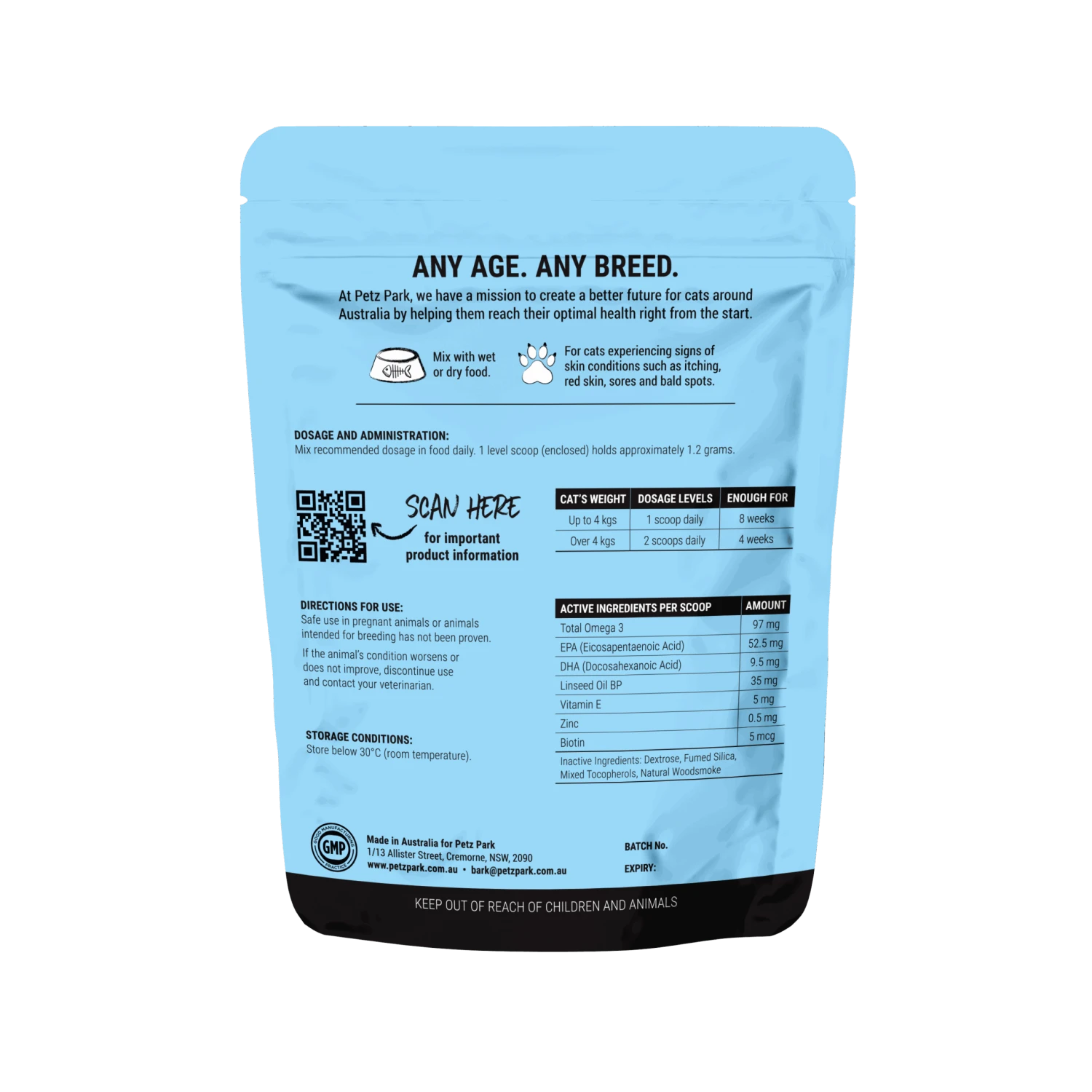 Petz Park Skin + Coat For Cats 72g 4 Petz Park Skin + Coat For Cats 72g - Image 2