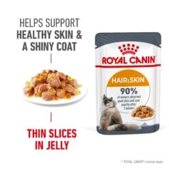 Royal Canin Hair & Skin Care Jelly Adult Wet Cat Food Pouches 85g X 12 15 Royal Canin Hair & Skin Care Jelly Adult Wet Cat Food Pouches 85g X 12 -Pet Supplies Shop 1 royal canin hair and skin care jelly adult wet cat food pouches 85g x 12