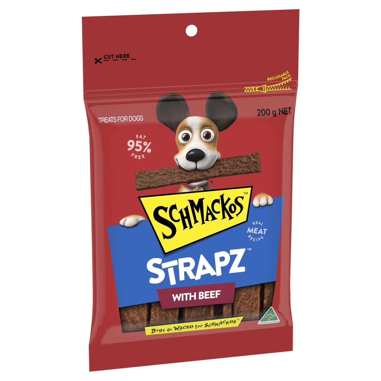 Schmackos Dog Treat Strapz Beef Dog Treat 4 Schmackos Dog Treat Strapz Beef Dog Treat - Image 2