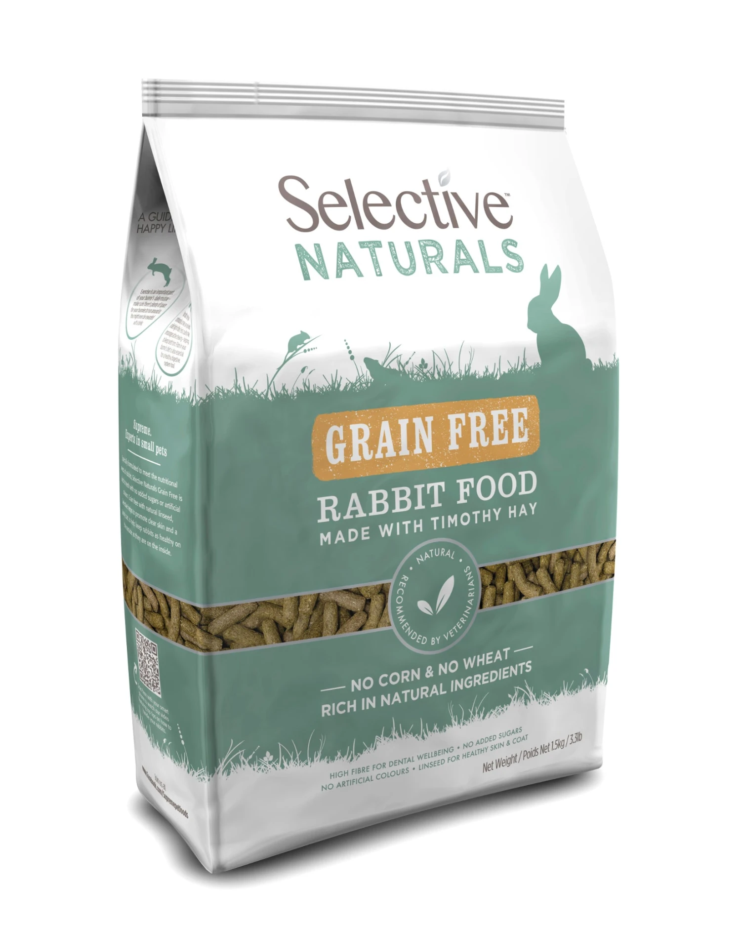 Science Selective Naturals Grain Free Rabbit Food 1.5kg 4 Science Selective Naturals Grain Free Rabbit Food 1.5kg - Image 2