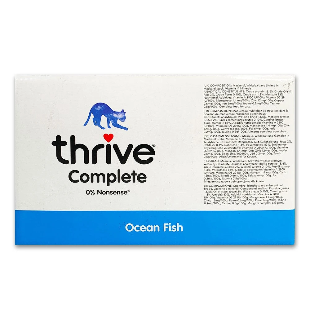 Thrive Cat Wet Food Ocean Fish 75g X 12 4 Thrive Cat Wet Food Ocean Fish 75g X 12 - Image 2