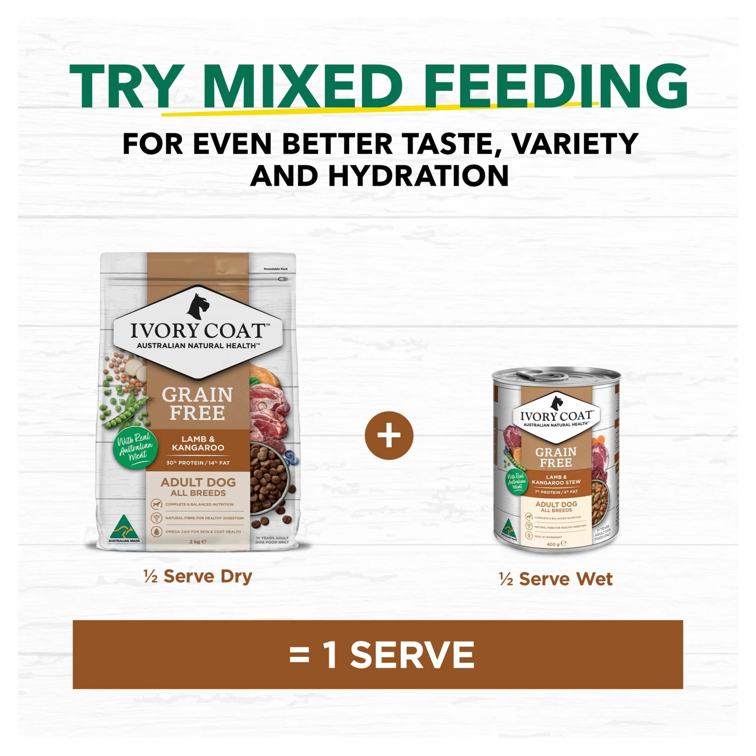 Ivory Coat Adult Grain Free Lamb & Kangaroo Stew Dog Wet Food 400g X 12 5 Ivory Coat Adult Grain Free Lamb & Kangaroo Stew Dog Wet Food 400g X 12 - Image 3