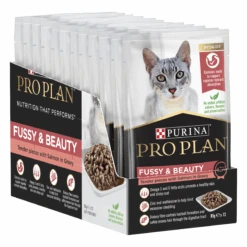Pro Plan Fussy And Beauty Salmon Adult Wet Cat Food Pouches 85g X 12 9 Pro Plan Fussy And Beauty Salmon Adult Wet Cat Food Pouches 85g X 12 -Pet Supplies Shop 12241054072862