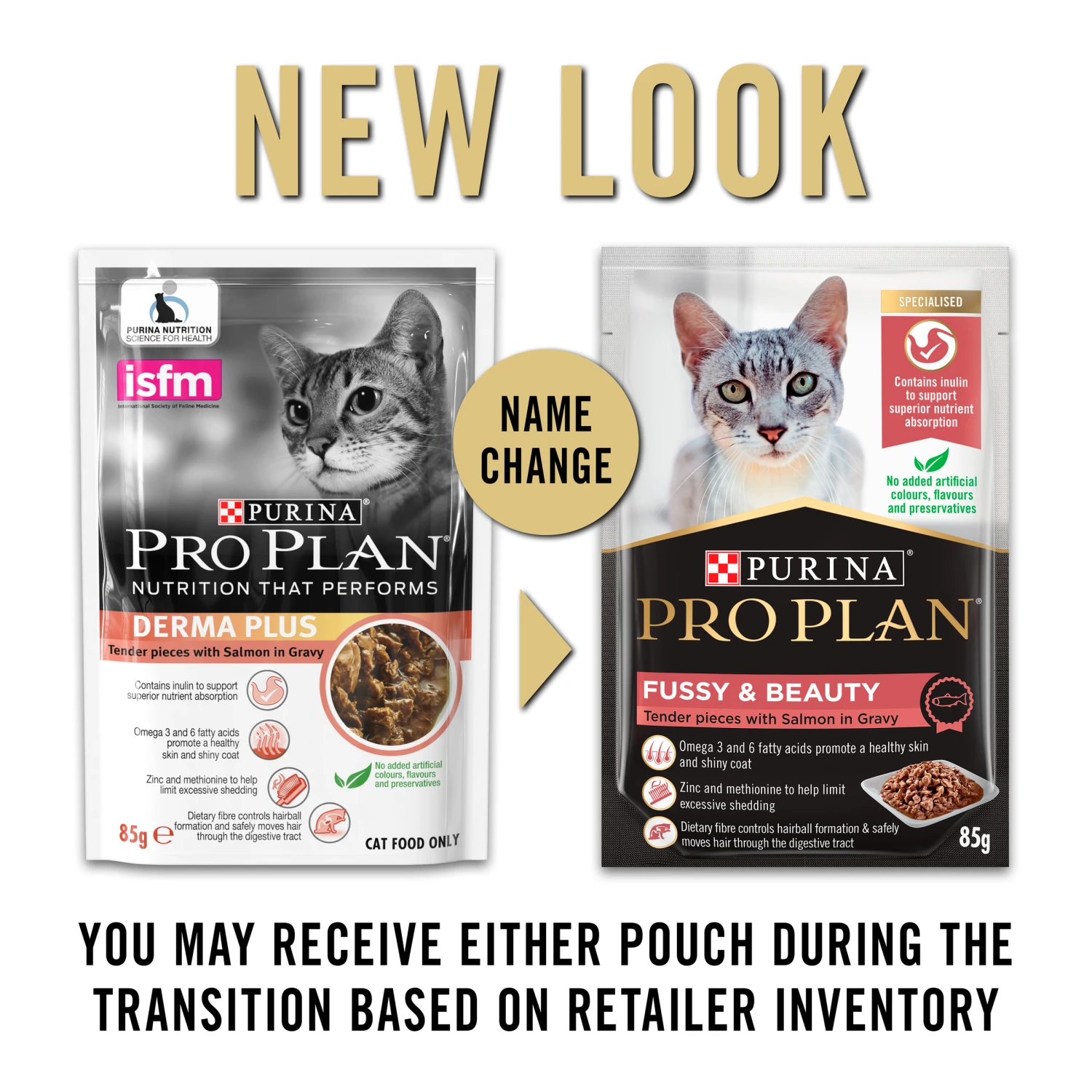 Pro Plan Fussy And Beauty Salmon Adult Wet Cat Food Pouches 85g X 12 4 Pro Plan Fussy And Beauty Salmon Adult Wet Cat Food Pouches 85g X 12 - Image 2